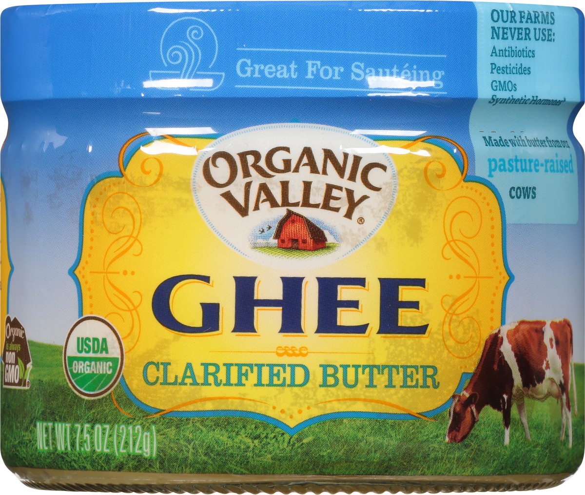 slide 6 of 9, Organic Valley Clarified Ghee Butter 7.5 oz, 7.5 oz