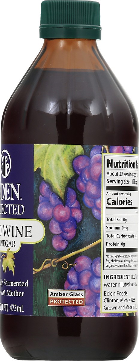 slide 5 of 13, Eden Foods Vinegar, Red Wine, 16 fl oz