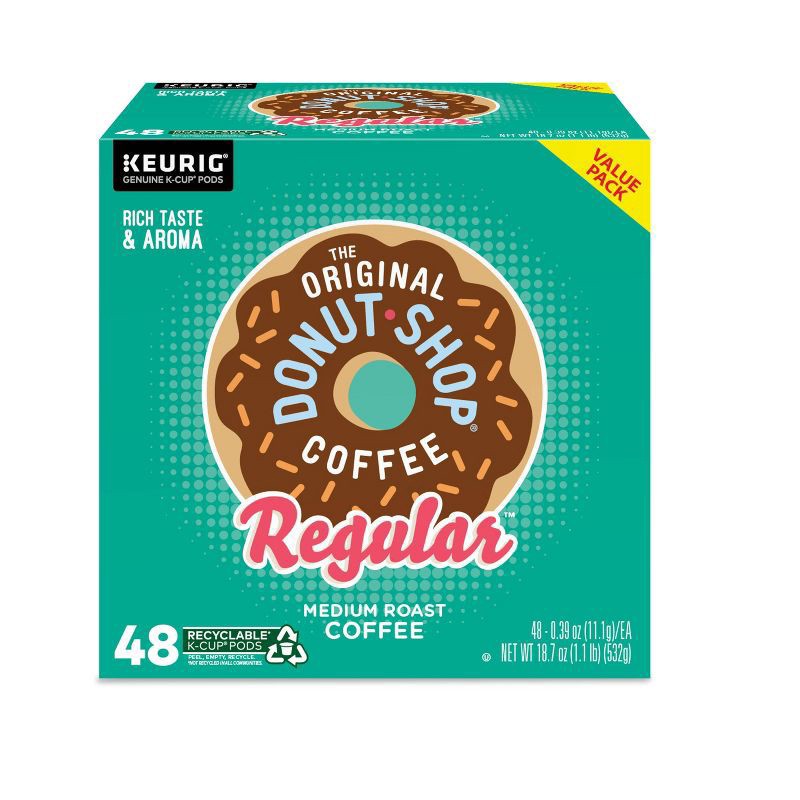 slide 9 of 9, The Original Donut Shop Regular Keurig K-Cup Coffee Pods - Medium Roast - 48 ct, 48 ct