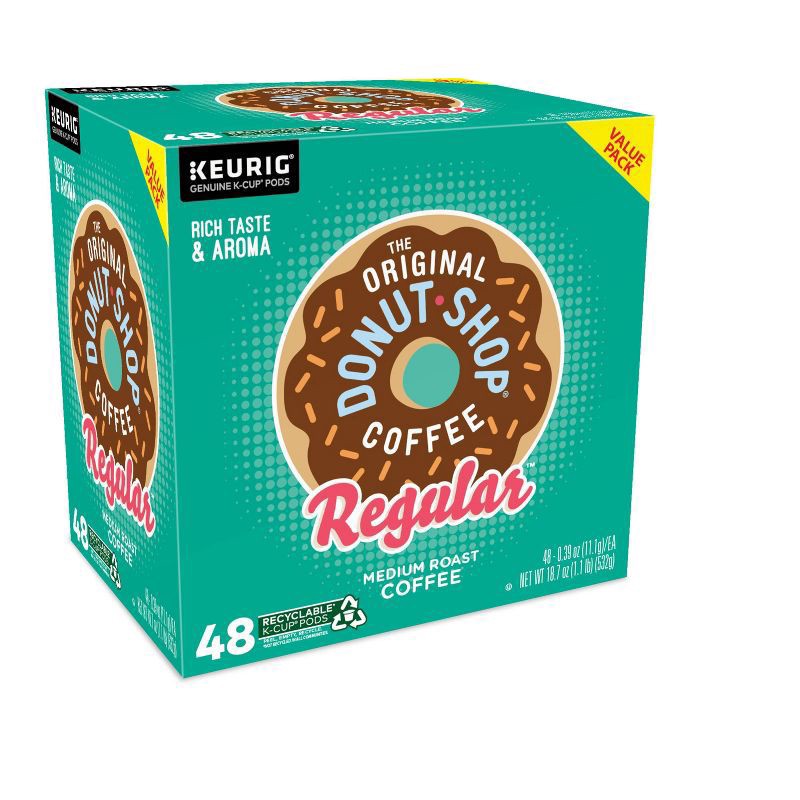 slide 2 of 9, The Original Donut Shop Regular Keurig K-Cup Coffee Pods - Medium Roast - 48 ct, 48 ct