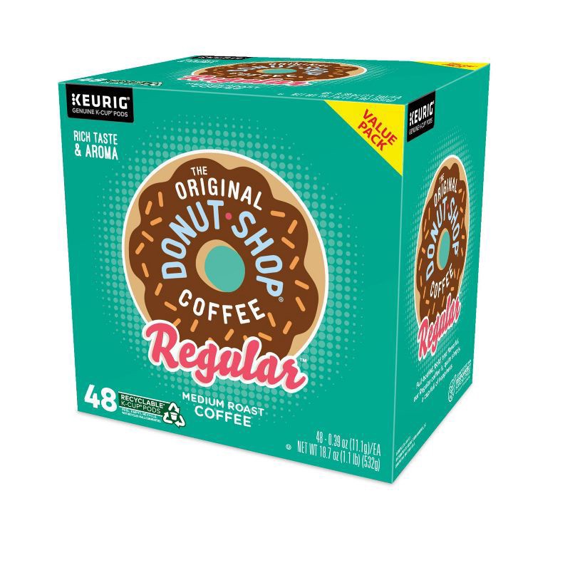 slide 5 of 9, The Original Donut Shop Regular Keurig K-Cup Coffee Pods - Medium Roast - 48 ct, 48 ct