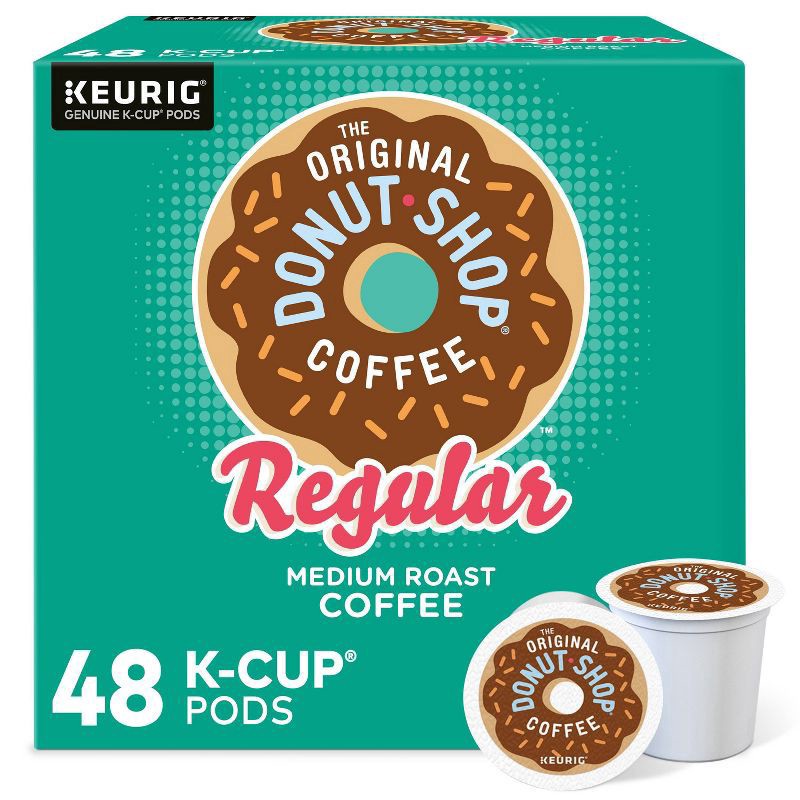 slide 1 of 9, The Original Donut Shop Regular Keurig K-Cup Coffee Pods - Medium Roast - 48 ct, 48 ct