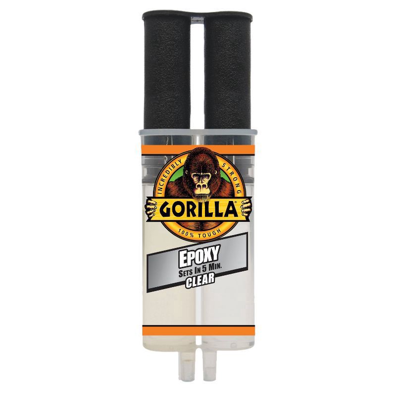 slide 2 of 3, Gorilla Clear Epoxy 0.85 fl oz, 25 ml