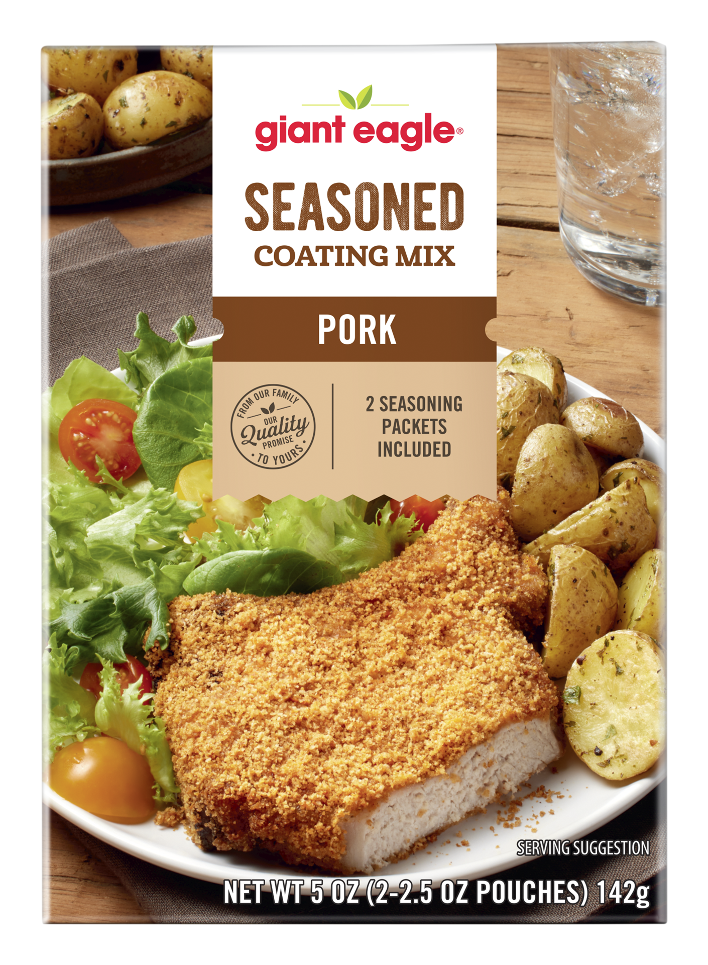 slide 1 of 1, Ge Pork Seasoned Coating Mix, 5 oz
