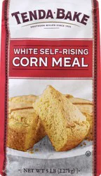 Tenda-Bake White Self-Rising Corn Meal 5 lb