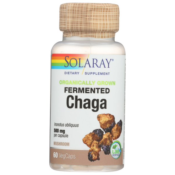 slide 1 of 1, Solaray Chaga Mushroom, 60 ct