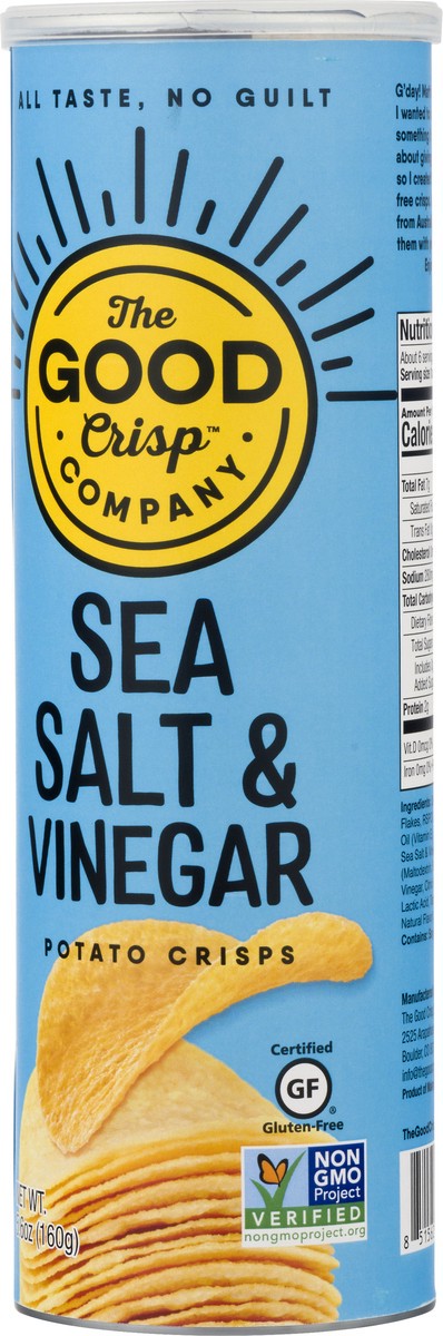 slide 3 of 12, The Good Crisp Company Crisps Sea Salt &, 5.6 oz