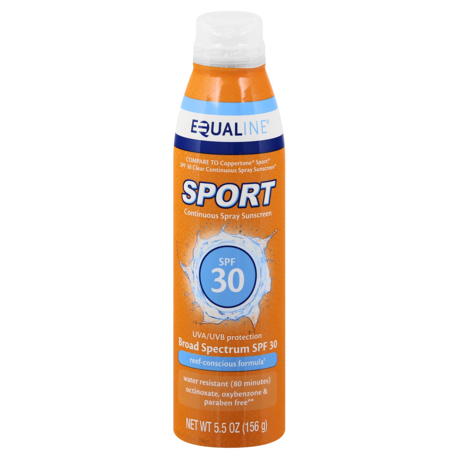 slide 1 of 1, Equaline Sunscreen Sport Spray Spf 30, 5.5 oz