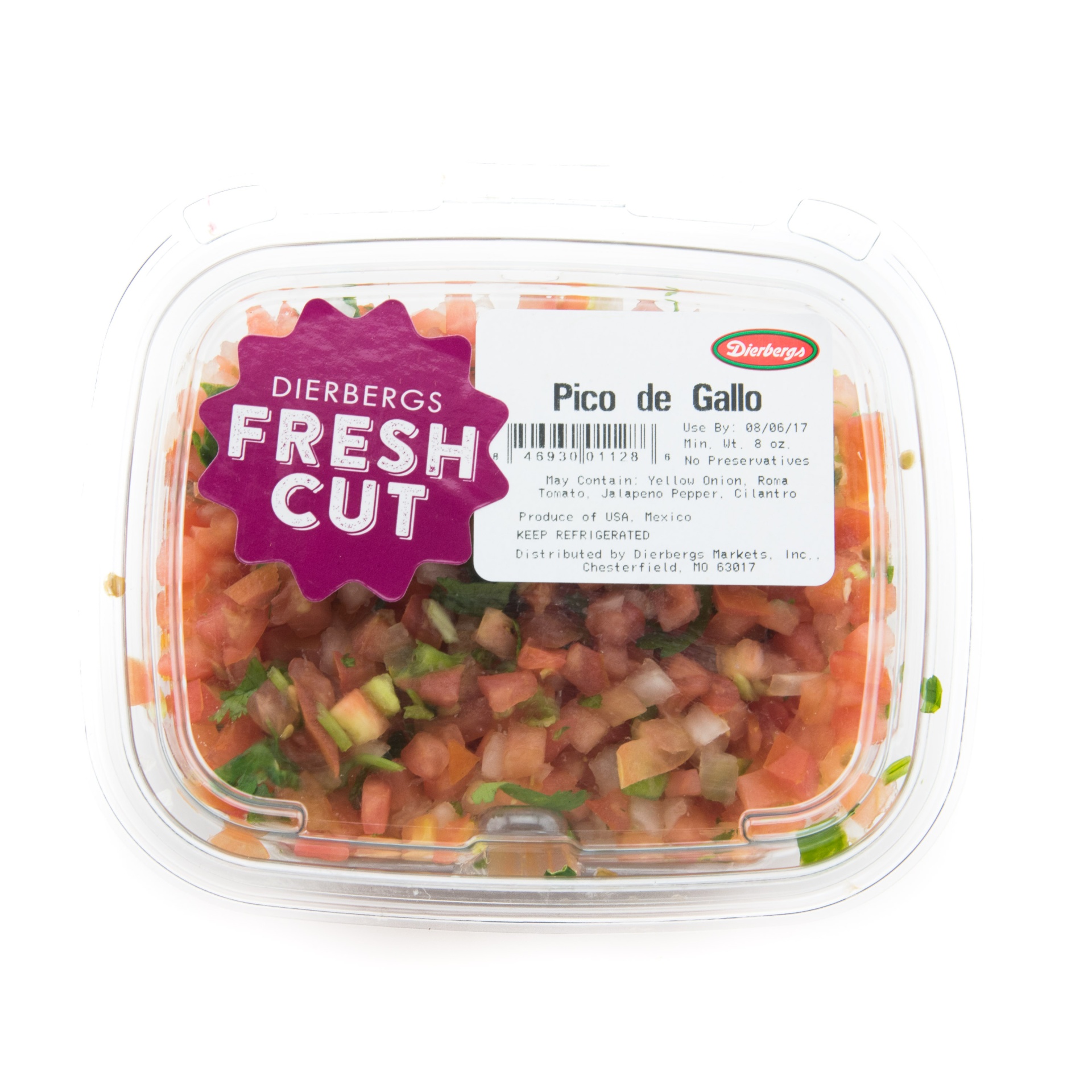 slide 1 of 1, Dierbergs Pico de Gallo, 8 oz