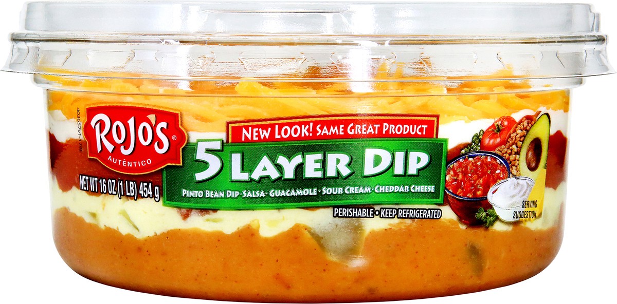 slide 2 of 14, Rojo's Luisa's Five Layer Fiesta Dip, 17 oz