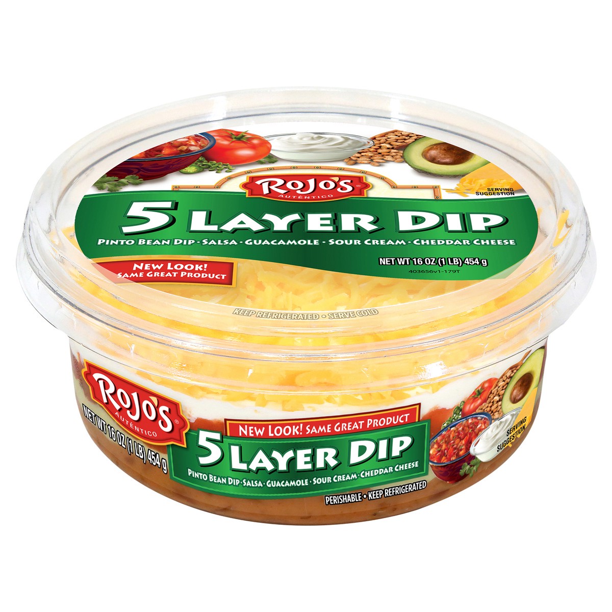 slide 14 of 14, Rojo's Luisa's Five Layer Fiesta Dip, 17 oz