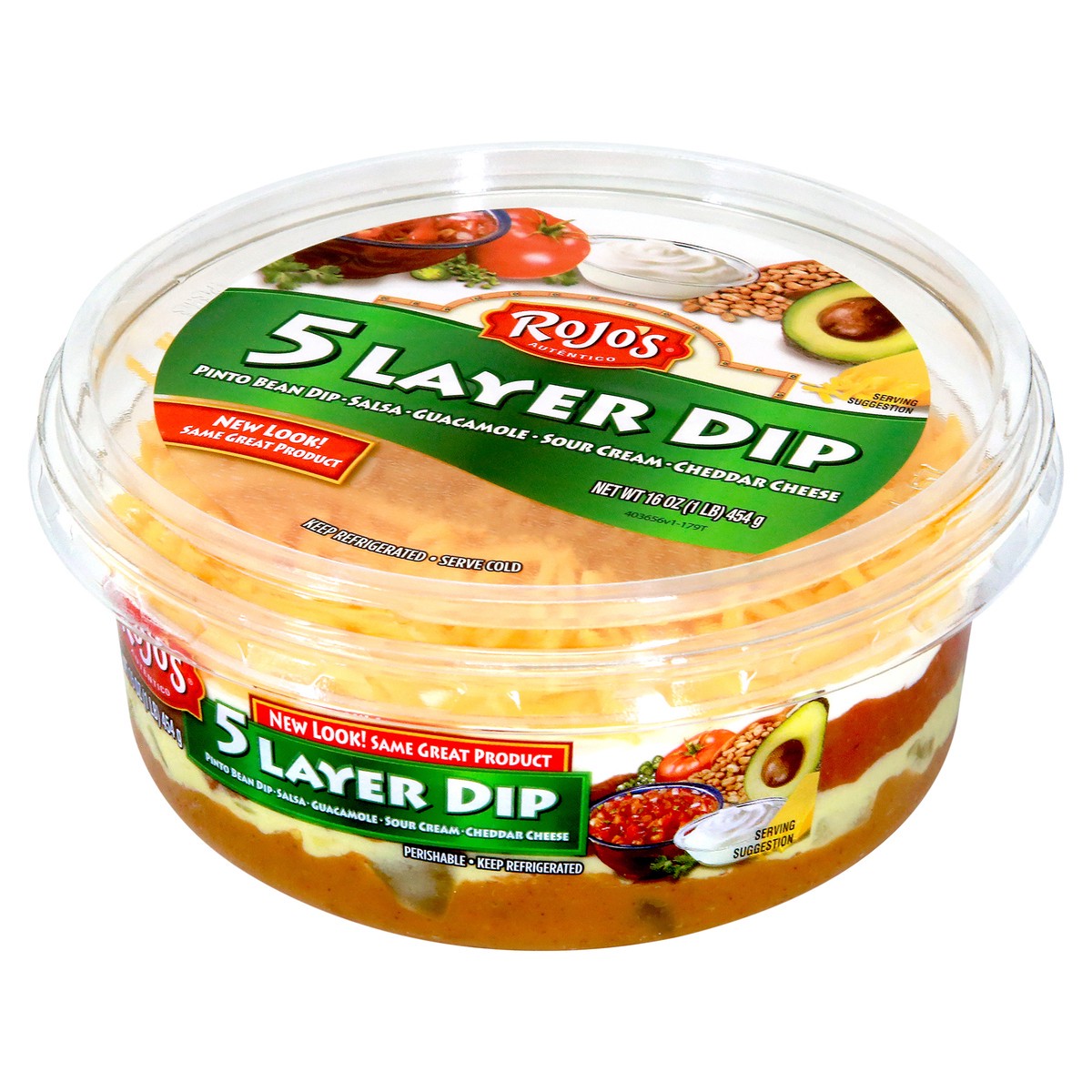 slide 7 of 14, Rojo's Luisa's Five Layer Fiesta Dip, 17 oz