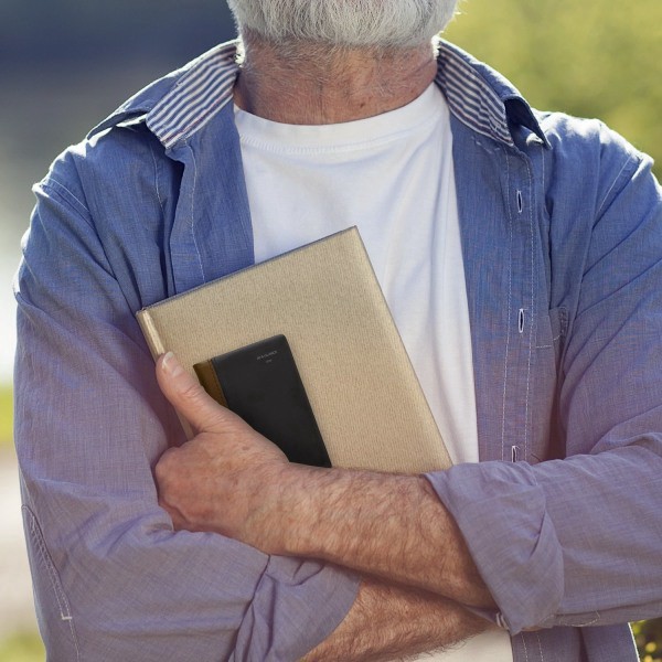 slide 2 of 10, AT-A-GLANCE® Fine Diary® 2026 Weekly Monthly Diary, Black Brown, Pocket, 2 3/4"" x 4 1/4"", 1 ct