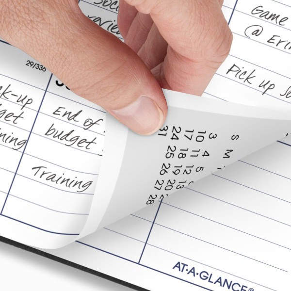 slide 6 of 7, AT-A-GLANCE® DayMinder® 2026 Monthly Planner, Black, Large, 8"" x 12"", 1 ct
