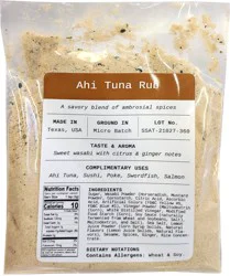 Southern Style Spices Ahi Tuna Rub