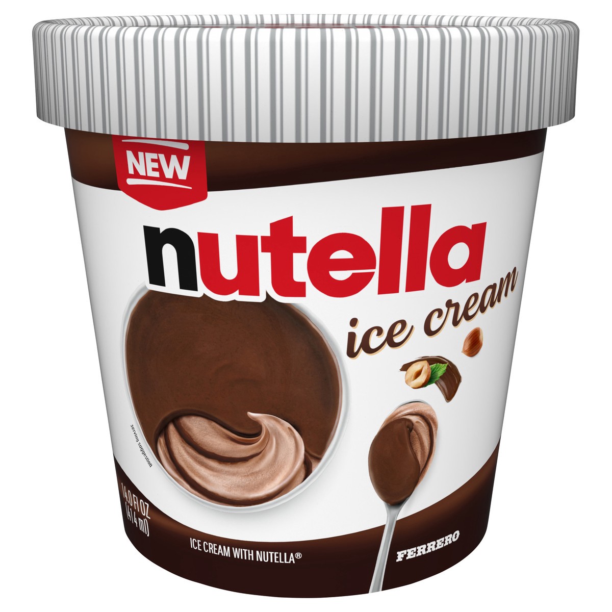 slide 1 of 15, Nutella Ice Cream, 14 fl oz, 14 oz