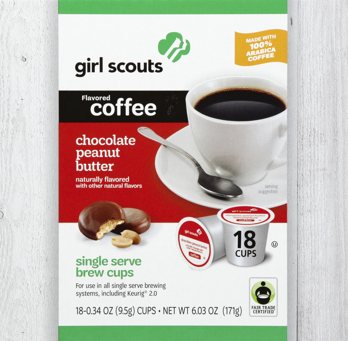 slide 4 of 4, Girl Scouts Flavored Coffee 18 ea, 18 ct