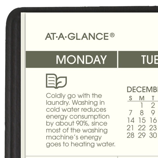 slide 8 of 10, AT-A-GLANCE® 2026-2027 Recycled Two Year Monthly Planner, Black, Pocket, 3 1/2"" x 6"", 1 ct
