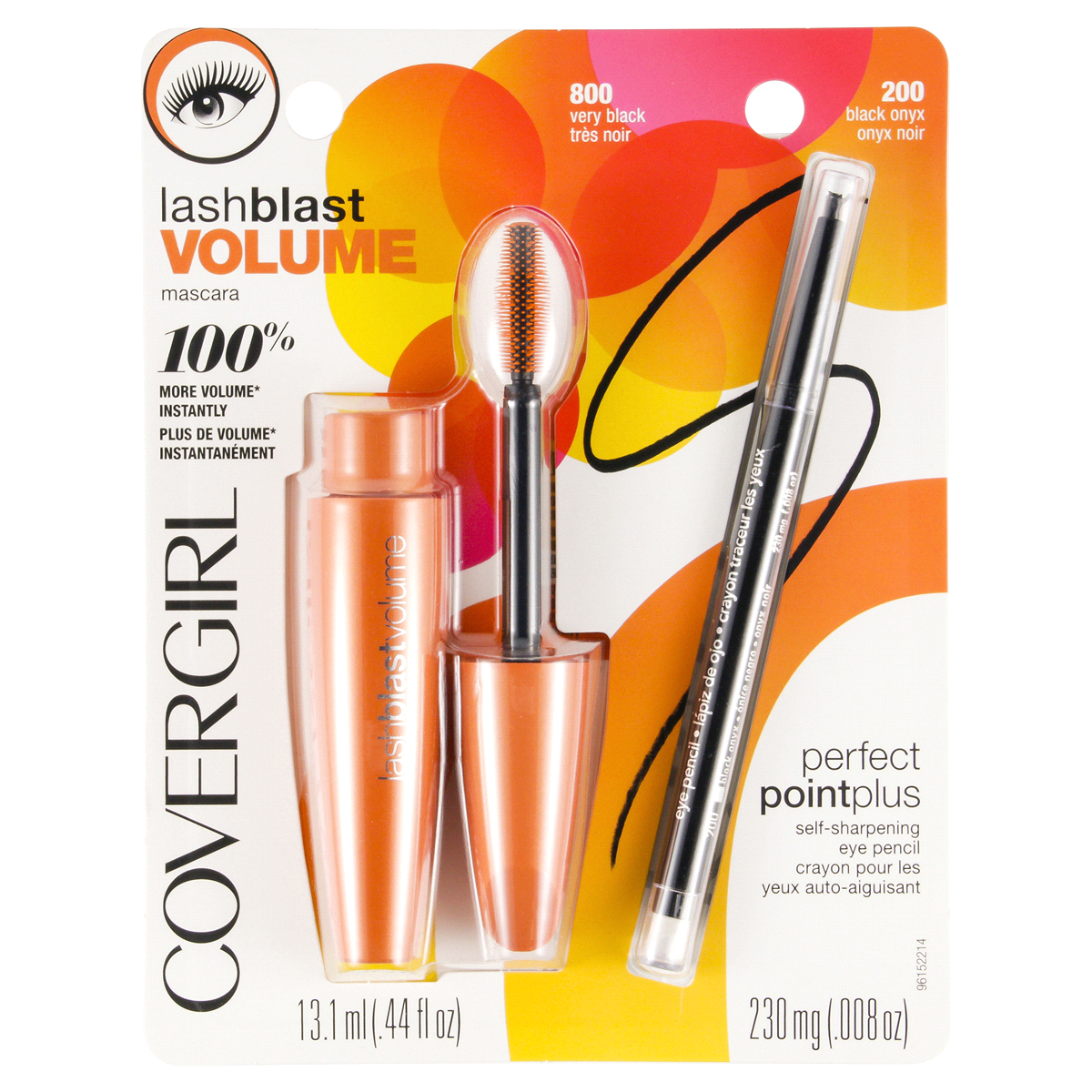 slide 1 of 1, Covergirl LashBlast Volume Mascara & Perfect Point Eyeliner, 2 ct