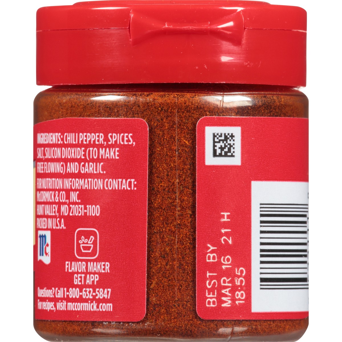 slide 2 of 12, McCormick Chili Powder 1.14 oz. Shaker, 1.14 oz