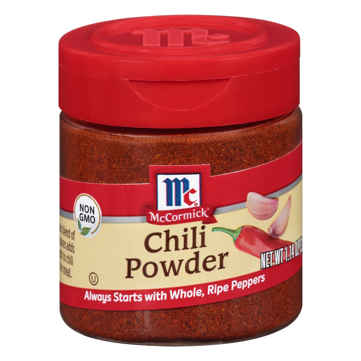 slide 3 of 12, McCormick Chili Powder 1.14 oz. Shaker, 1.14 oz