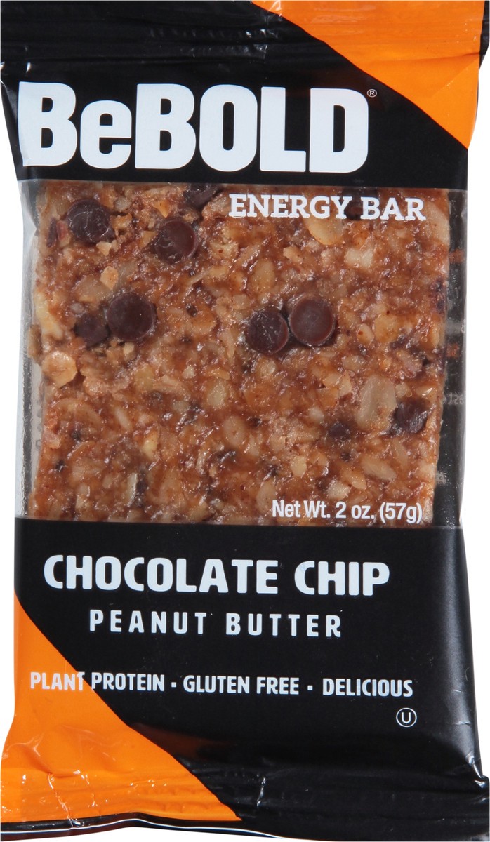 slide 6 of 9, BeBOLD Chocolate Chip Peanut Butter Energy Bar 2 oz, 2 oz