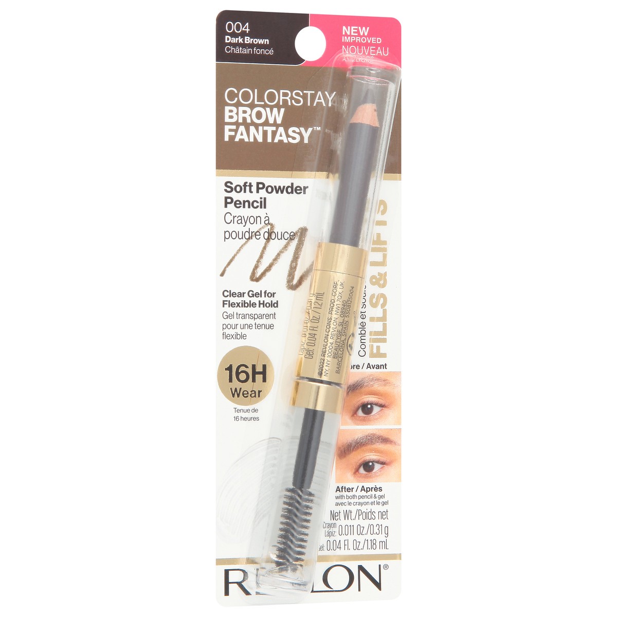 slide 8 of 12, Revlon 004 Dark Brown Soft Powder Pencil 1 ea, 1 ct