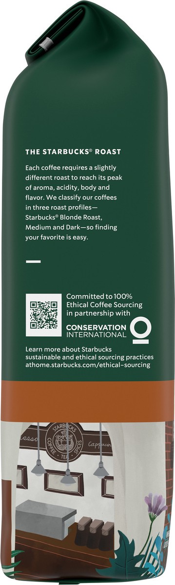 slide 6 of 9, Starbucks Whole Bean Coffee, Medium Roast Coffee, Pike Place Roast, 100% Arabica, 1 bag (18 oz), 18 oz