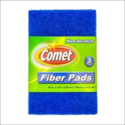 Comet Fiber Pad No Scratch 3 Pk