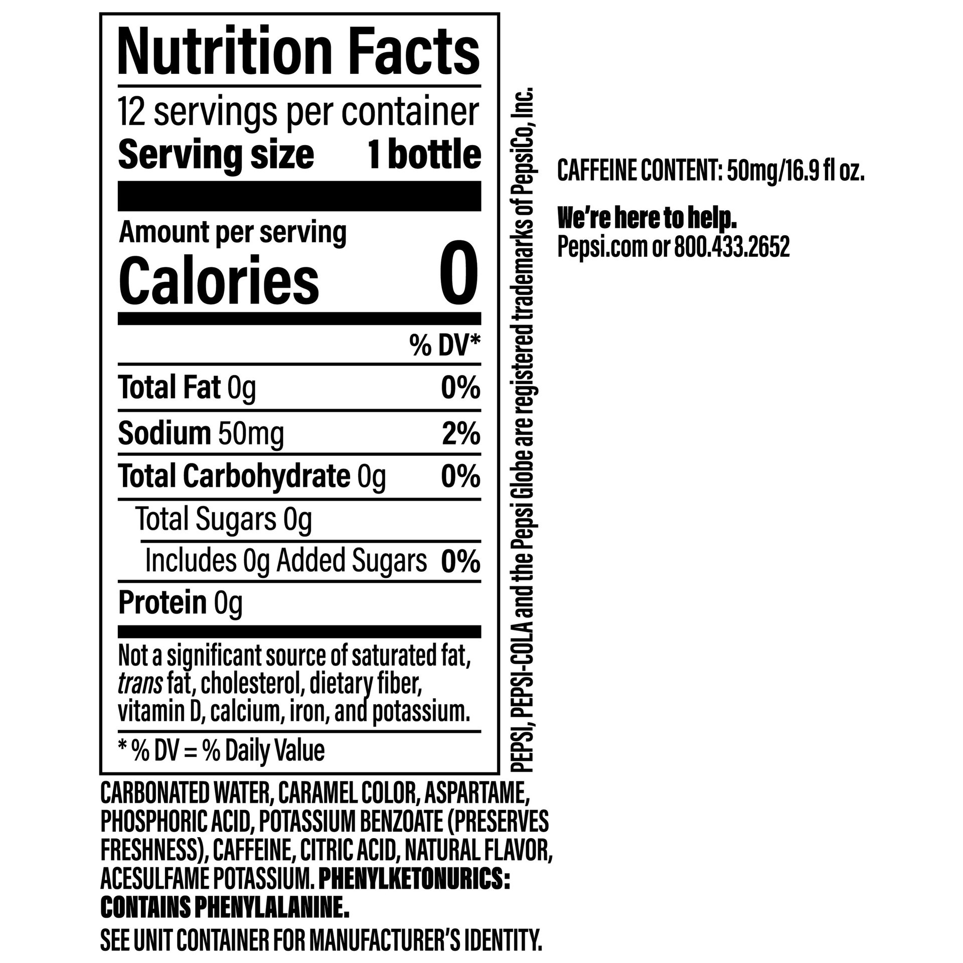 slide 4 of 5, Pepsi Soda, Diet - 16.9 fl oz, 16.9 fl oz