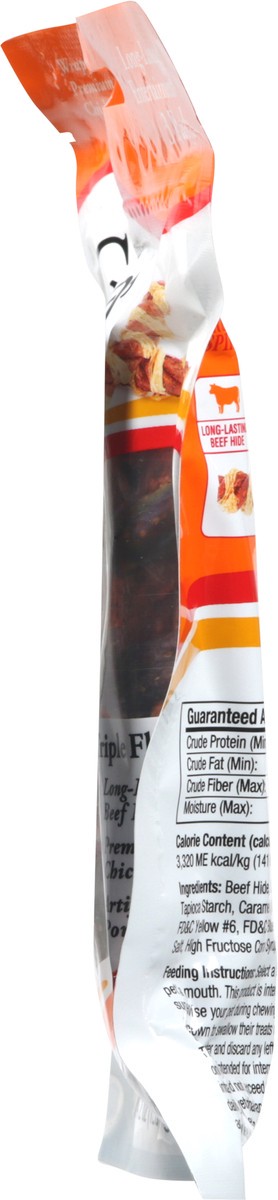 slide 13 of 13, Good 'n' Fun Crunchy Spirals Triple Flavor Dog Snack 3 Pack 4.2 oz, 4.2 oz