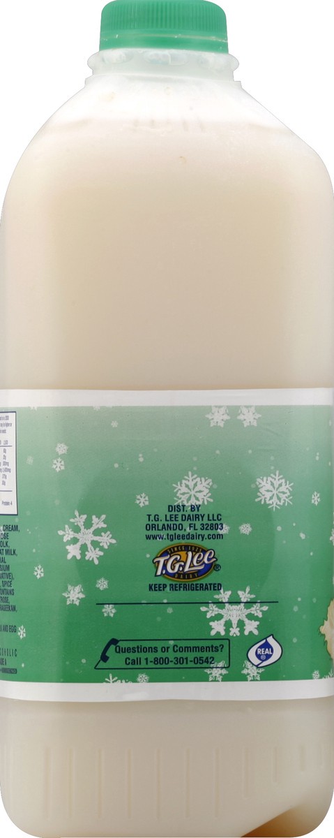 slide 3 of 4, T.G. Lee Eggnog - 1/2 gal, 1/2 gal