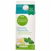 slide 1 of 1, Simple Truth Organic Vanilla Soymilk, 1/2 gal