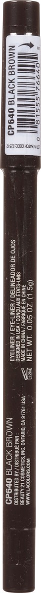 slide 10 of 10, L.A. Colors L A Colors L.A. Colors Black Brown Gel Eyeliner 1 Count, 0.05 oz