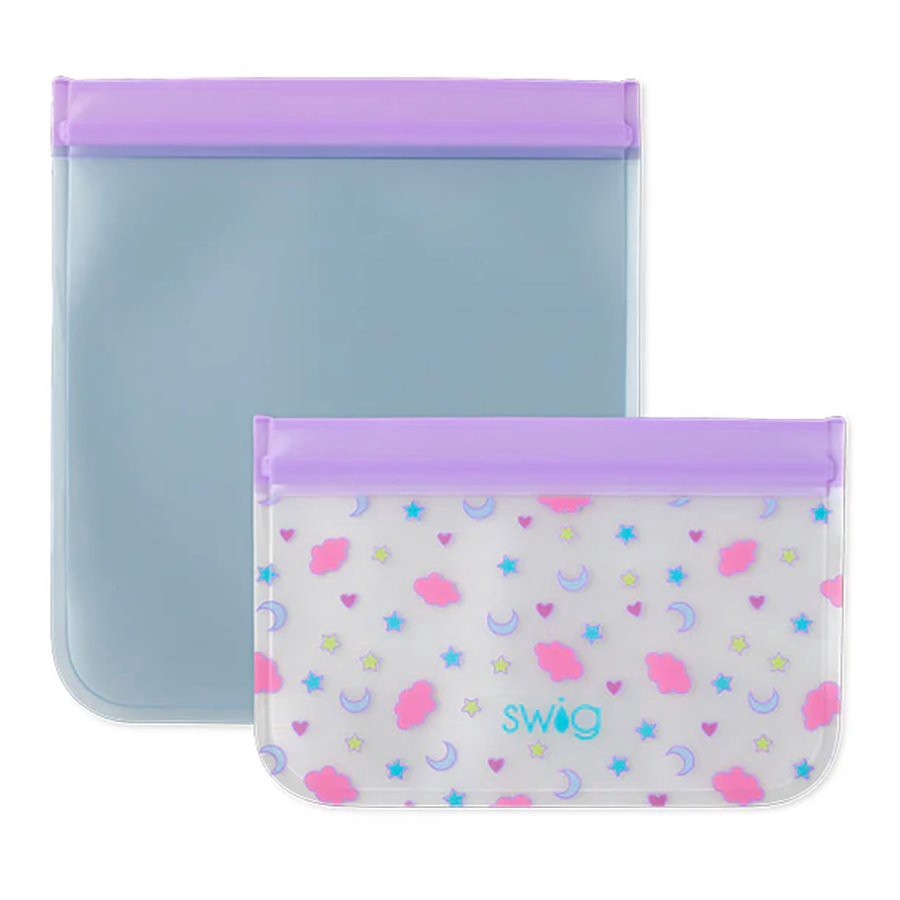 slide 1 of 1, Swig Cloud Nine Reusable Storage Bags, 4 ct