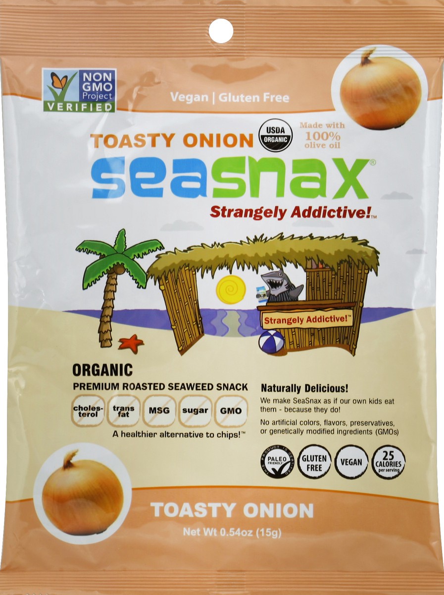 slide 3 of 3, SeaSnax Seaweed Snack 5 ea, 5 ct