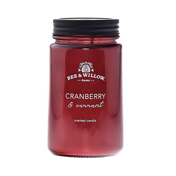 slide 1 of 1, Bee & Willow Home Cranberry and Currant Mason Jar Candle, 1 ct