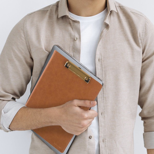 slide 2 of 10, AT-A-GLANCE® Signature Collection Clipboard with 2026 Monthly Planner, Brown, Large, 8"" x 11"", 1 ct