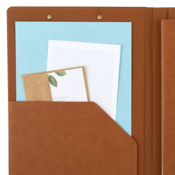 slide 3 of 10, AT-A-GLANCE® Signature Collection Clipboard with 2026 Monthly Planner, Brown, Large, 8"" x 11"", 1 ct