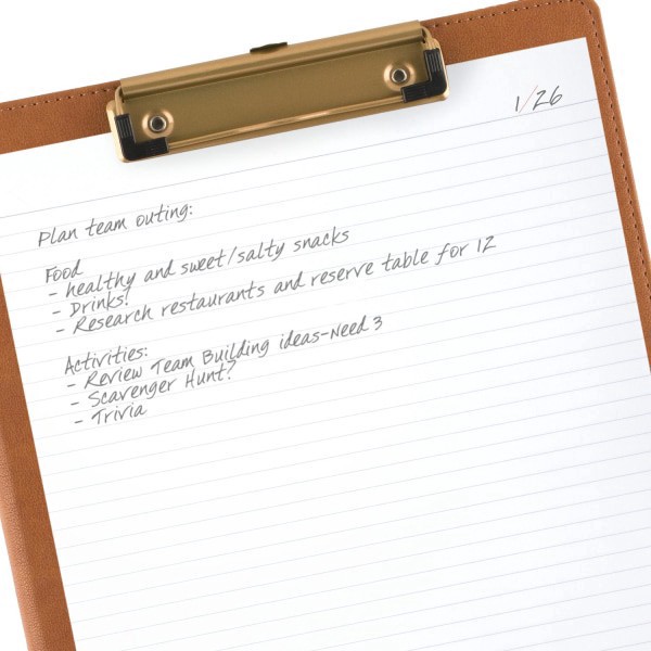 slide 4 of 10, AT-A-GLANCE® Signature Collection Clipboard with 2026 Monthly Planner, Brown, Large, 8"" x 11"", 1 ct