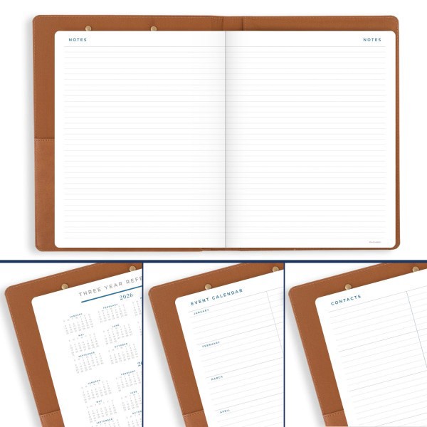 slide 10 of 10, AT-A-GLANCE® Signature Collection Clipboard with 2026 Monthly Planner, Brown, Large, 8"" x 11"", 1 ct