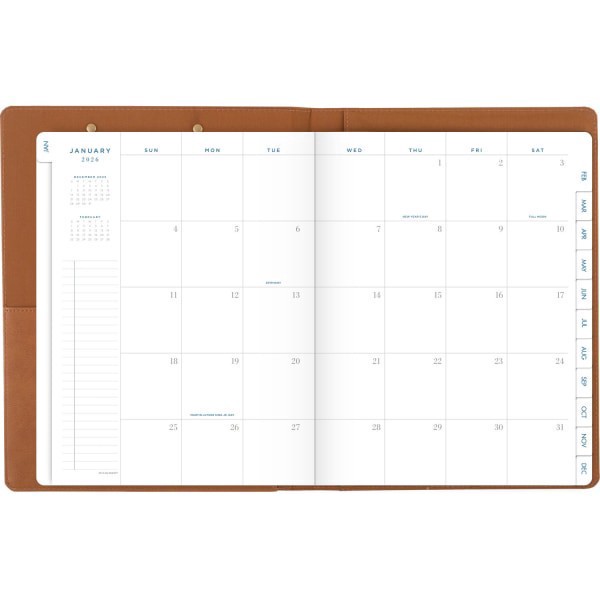slide 7 of 10, AT-A-GLANCE® Signature Collection Clipboard with 2026 Monthly Planner, Brown, Large, 8"" x 11"", 1 ct