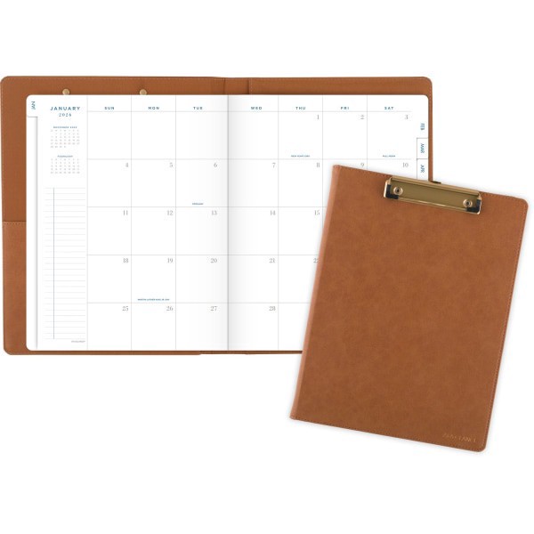 slide 8 of 10, AT-A-GLANCE® Signature Collection Clipboard with 2026 Monthly Planner, Brown, Large, 8"" x 11"", 1 ct