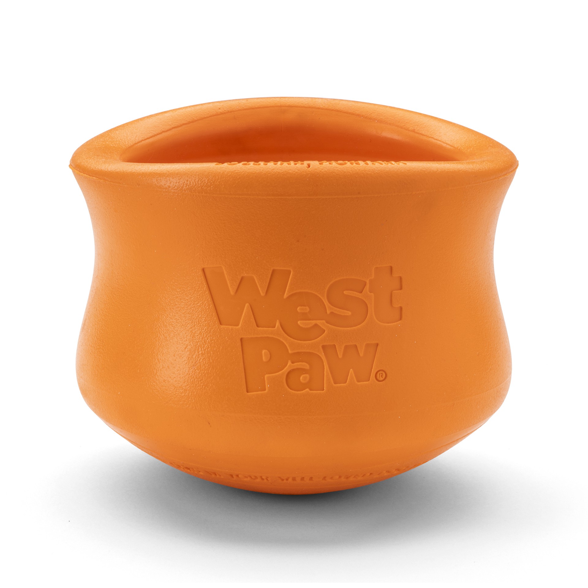 West Paw Toppl Toy Tangerine Small