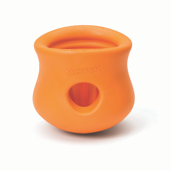 West Paw Toppl Toy Tangerine Small