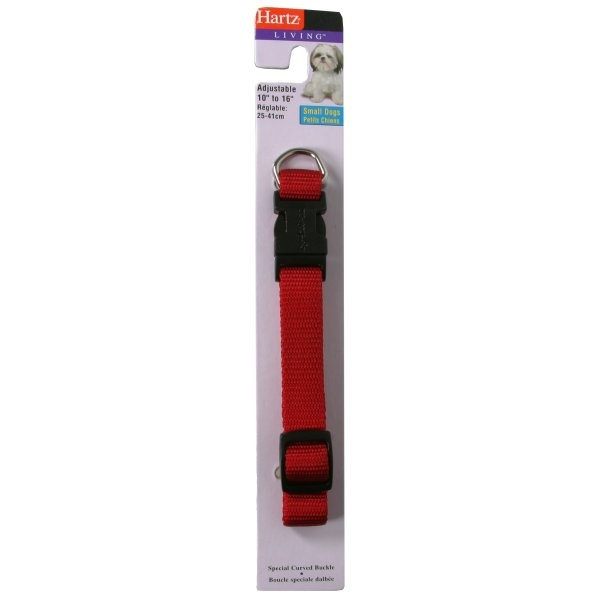 slide 1 of 1, Hartz Adjustable Collar for Small Dogs, 10-16 in