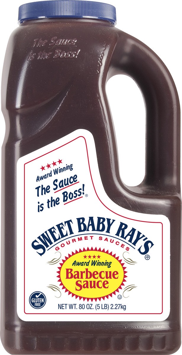 slide 2 of 9, Sweet Baby Ray's Barbecue Sauce, 80 oz