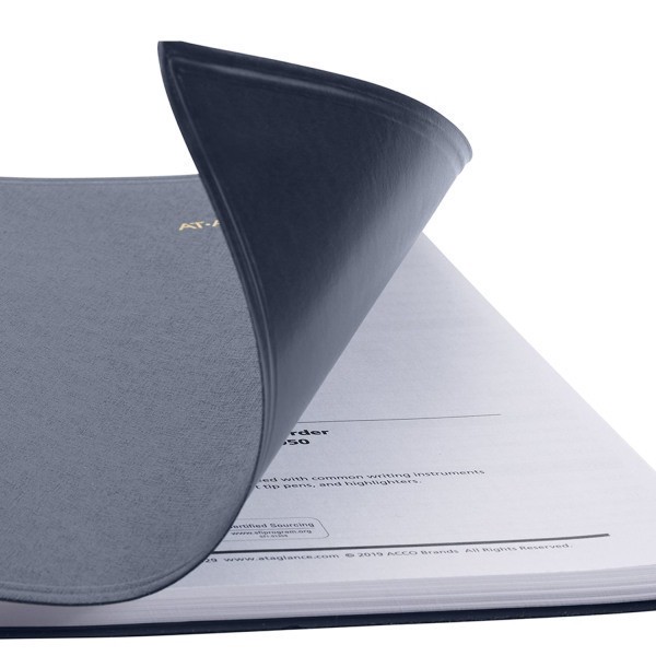 slide 4 of 10, AT-A-GLANCE® 2026 15-Month Monthly Planner, Navy, Large, 9"" x 11"", 1 ct