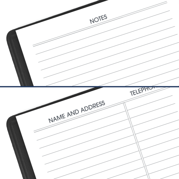 slide 3 of 10, AT-A-GLANCE® 2026-2027 Two Year Monthly Planner, Black, Pocket, 3 1/2"" x 6"", 1 ct