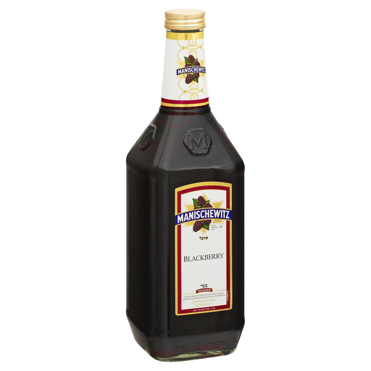 slide 2 of 9, Manischewitz Blackberry Wine, 1.50 liter